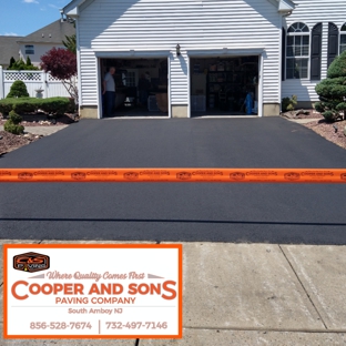 Cooper and Sons Paving - Parlin, NJ. Seawaren New Jersey 
Driveway asphalt paving Cooper and Sons Paving Company