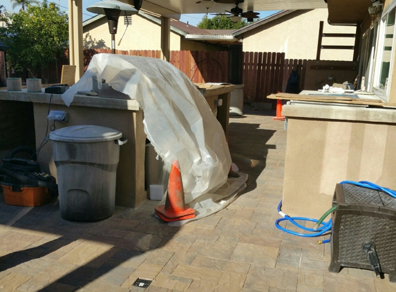 All Phases Outdoor Living You Dream It, We Build It - Santee, CA. BBQ Island that never got finished.