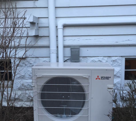 H & J HEATING & COOLING LLC - Woodbridge, VA. Mitsubishi Duct less system.