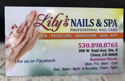 Lily S Nails 118 W East Ave Chico Ca Yp Com