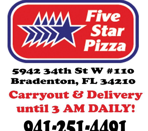 Five Star Pizza - Bradenton - Bradenton, FL