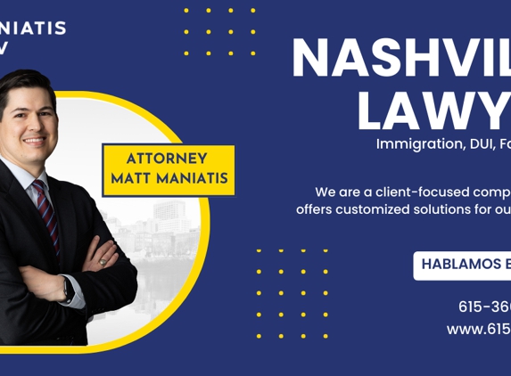 Maniatis Law PLLC - Nashville, TN