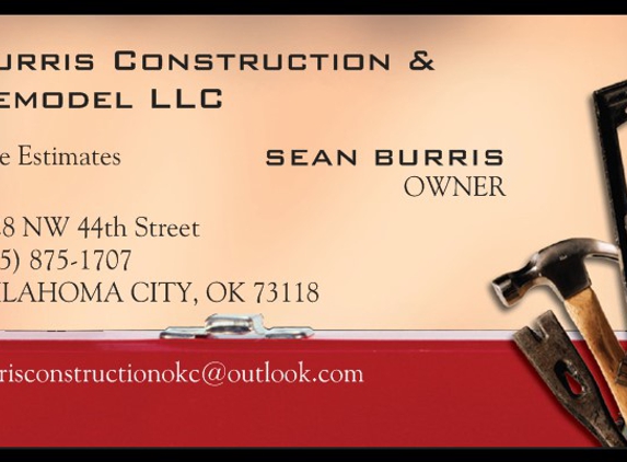 BURRIS CONSTRUCTION & REMODEL LLC - Oklahoma City, OK