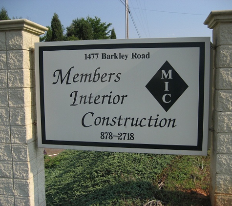 Members Interior Construction Inc - Statesville, NC