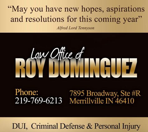 Dominguez, Roy, ATY - Merrillville, IN