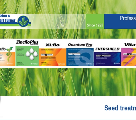 Brian & Gilbert Turner - Boston, SA. Click here to view our seed treatment product range.