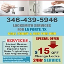 Locksmith La Porte Texas