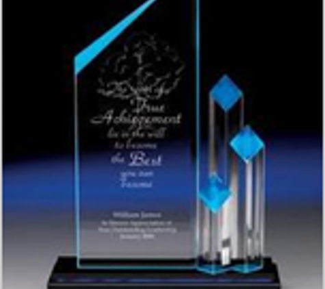 Persinality Trophies - Braybrook, VIC. Glass