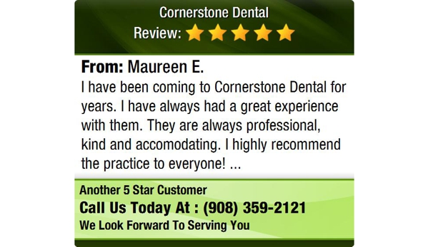 Cornerstone Dental - Cosmetic & Implant Dentistry - Hillsborough, NJ