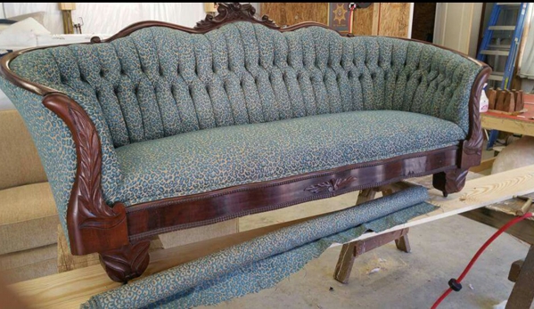 Watts Upholstering Shop - Brookhaven, MS. Reupholstered sofa