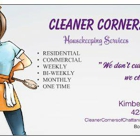 Cleaner Corners Housekeeping Services