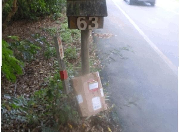 First Express Couriers Sunshine Coast - Forest Glen, QLD. Luckily I got it before a ratbag passer-by