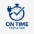 On Time Test and Tag - Electricians