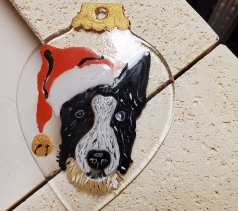 Led Your - Burnsville, MN. Painted Christmas ornament painted December 2020