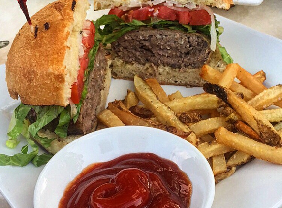 Basil's Restaurant and Ba - Atlanta, GA. Lamb burger