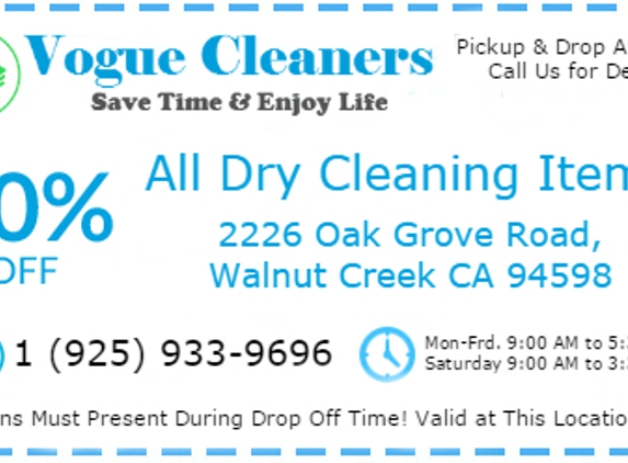 Vogue Cleaners - Walnut Creek, CA