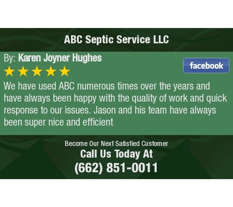 ABC Septic Service - Byhalia, MS