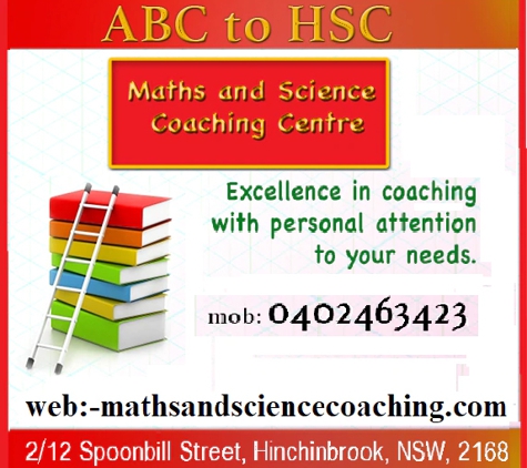 Maths & Science Coaching Centre - Hinchinbrook, NSW