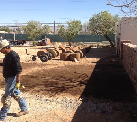 Abescape Landscaping & Irrigation - El Paso, TX. Small Commercail park and irrigation