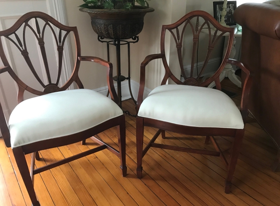 J & J Upholstery & Decorating Inc - Rockville Centre, NY. my chairs recovered