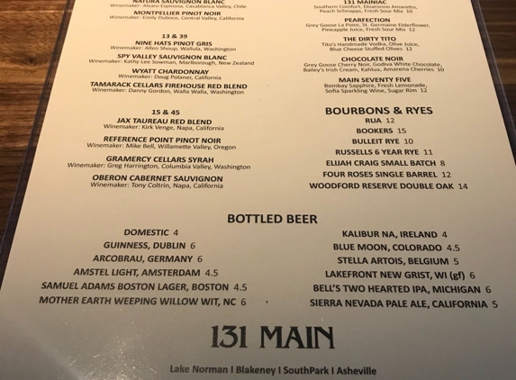 131 MAIN Restaurant - Charlotte, NC