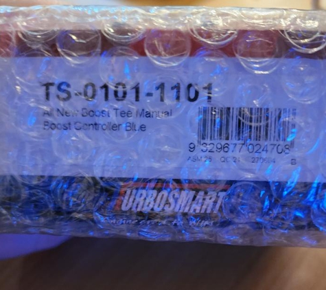 Speed Parts - Hallam, VIC. original label before Daniel removed it and placed a fake one on the box.