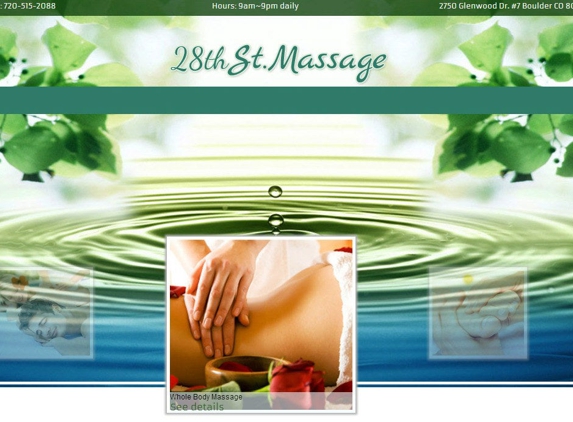 28th Street Massage - Boulder, CO