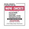 Wayne Concrete Contractors INC gallery