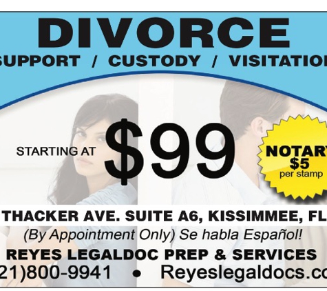 Reyes LegalDocs - Kissimmee, FL