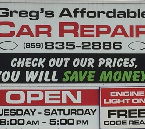 Greg's Affordable Car Repair - Florence, KY