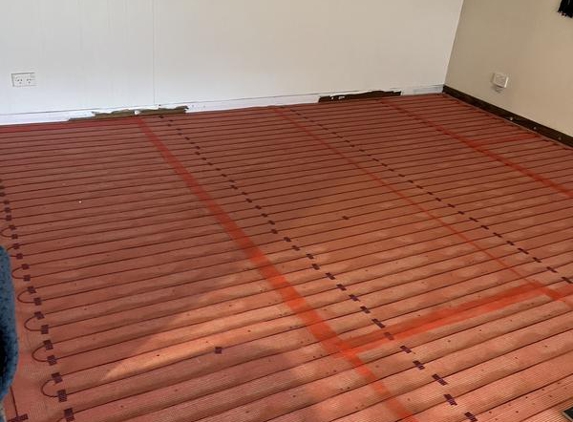 Chris Riches Tiling - Terang, VIC. Heating laid