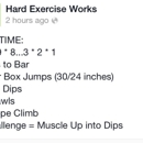 Hard Exercise Works - Gymnasiums