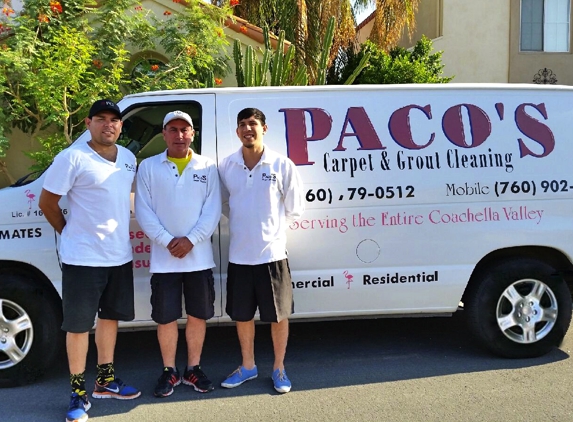 Paco's Carpet and Grout Cleaning - Indio, CA