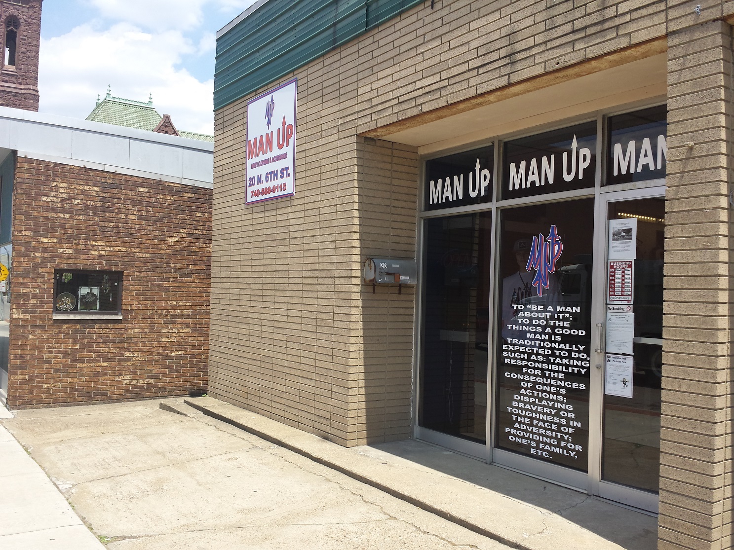 Man Up Mens Clothing & Accessories 20.N 6th street, zanesville, OH