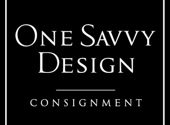 One Savvy Design Consignment Boutique - Montclair, NJ