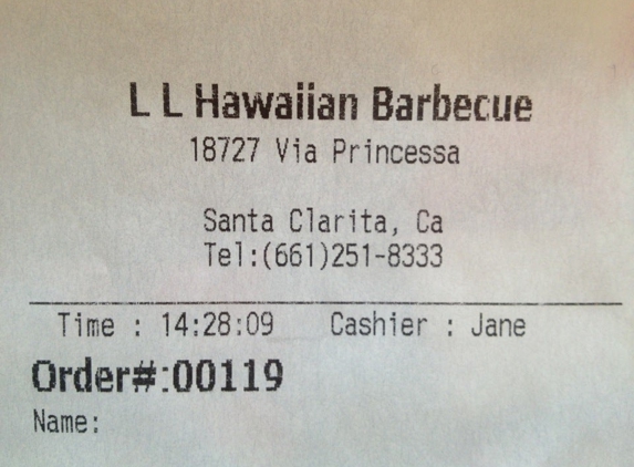 L&L Hawaiian Barbecue - Canyon Country, CA