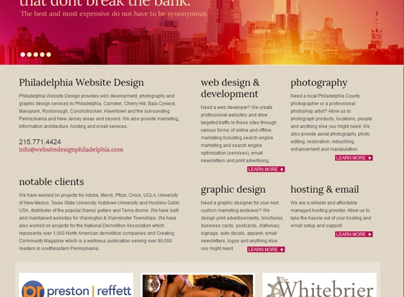Philadelphia Website Design - Philadelphia, PA