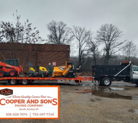 Cooper and Sons Paving - Parlin, NJ. South bound Brook New Jersey asphalt paving blacktop sealcoating driveway parking lot commercial residential Cooper and Sons Paving Company