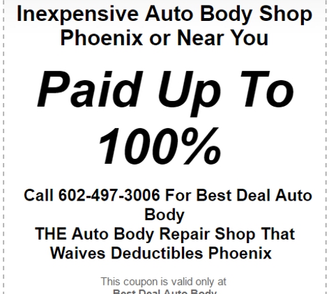 Best Deal Auto Body - Phoenix, AZ