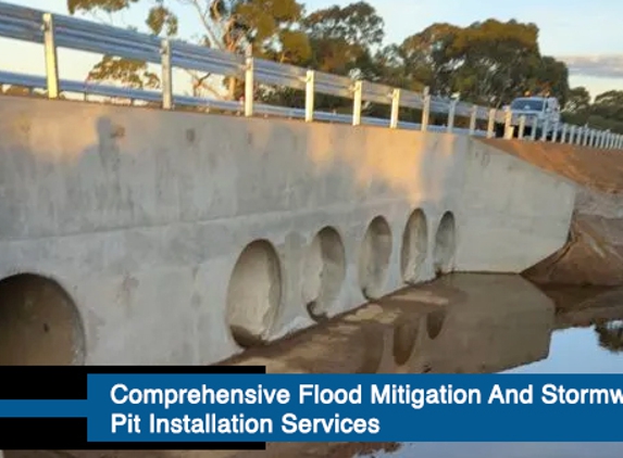 KAS Sand & Metal - Yorketown, SA. Comprehensive Flood Mitigation And Stormwater Pit Installation Services