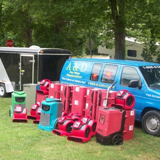 A&D Fire/Water Restoration - Cape Girardeau, MO. Van and Equipment