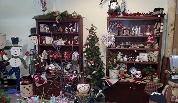 Four Seasons Flowers Gifts & Collectibles - Loudonville, OH. Upstairs Christmas Section