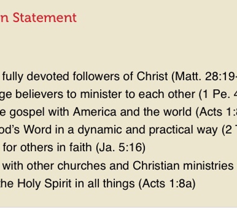 Destiny Christian Fellowship - Fremont, CA. Destiny's Mission Statement