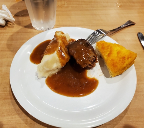 Golden Corral Restaurants - Fort Pierce, FL. Bill Lewis of Vero Beach checking out the Golden Corral in Fort Pierce, Florida.