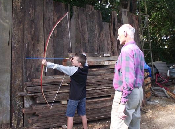 Mt Evelyn Archery Supplies - Mount Evelyn, VIC. My grandson trying his new bow!