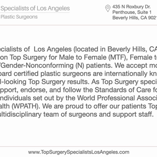 Top Surgery Specialists of Los Angeles - Beverly Hills, CA