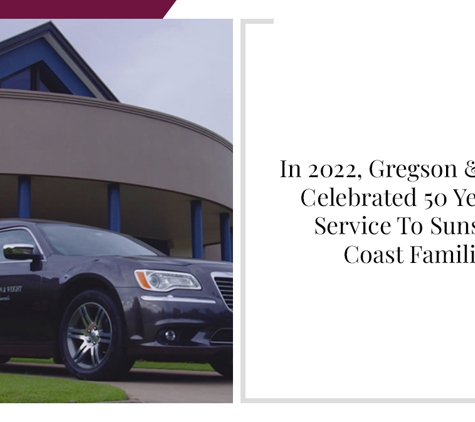 Gregson & Weight Funeral Directors Noosaville - Noosaville, QLD. In 2022, Gregson & Weight Celebrated 50 Years Of Service To Sunshine Coast Families