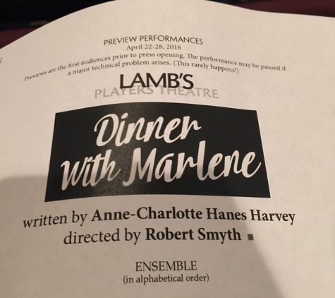 Lamb's Players Theatre - Coronado, CA