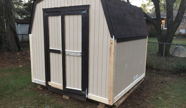 Beautification Gutter Cleaning & Painting - Toney, AL. Refurbishing an old shed.