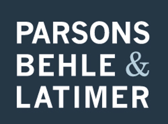 Parsons Behle & Latimer - Salt Lake City, UT